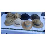 Hat Collection including Wool & Straw