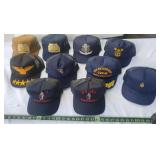 Hat Collection including Military Navy