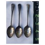 European Silver Spoons 1958, 1959, 1960