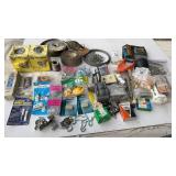 Hardware-screws, washers, wire, light bulbs and