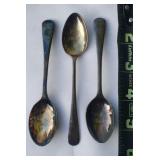 European Silver Spoons 50.67Grams