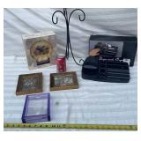 Linden Clock, cup rack, pictures/frames, nail