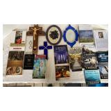 Catholic books, cds, crosses