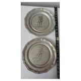 Pewter Wilton Collector Plates