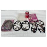 3 sets of shoe chains