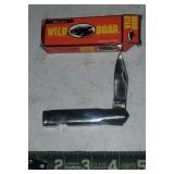 3in. Wild Boar Pocket Knife Bullet
