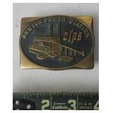 1985 CIPS Brass Belt Buckle