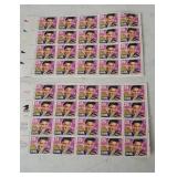 2 Sheets Of Elvis Stamps