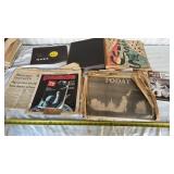 Scrapbook and newspaper of Apollo Launch