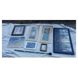 Wall Art Including Art by Julie Carr