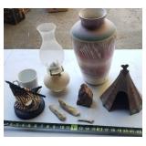 Oil Lamp, Flower Vase & More