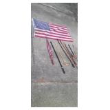 American Flag was stainless Walking canes