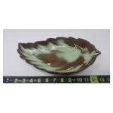 Frankoma Stoneware Leaf Dish
