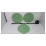 Fireking Jadite Dinner Plates
