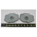 Frankoma Candle Stick Stoneware Holders