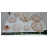 Pink Depression Glassware