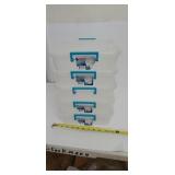 5 Steriline Stackable Storage Totes