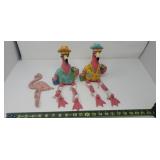 Flamingo Cast Iron Towel Holder, Flamingo