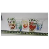 Juice Glasses (one Chipped)