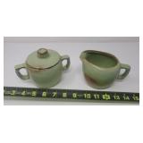 Frankoma Stoneware Creamer & Sugar