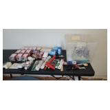 Tote Full Houseware Items, Light Bulbs, Paint