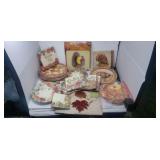 Holiday Paper Plates, Napkinks, Table Runner