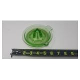 Vintage Green Depression Juice Reamer (chipped)