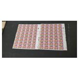2 Sheets Of Elvis Stamps