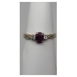 14k. Yellow Gold & Ruby Ring 4.06 Grams