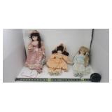 Collector Porcelain Dolls Including Dynasty