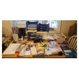 2 Totes of Office Supplies