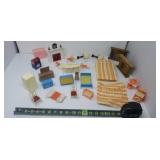 Small Tote of Doll Furniture