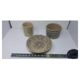 Roseville Ohio U.S.A. Sponge-ware Pottery