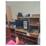 Computer, Desk Printer & Stand