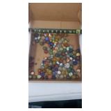 Box of Vintage Marbles