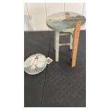 Lighthouse , stool, stone hot plate