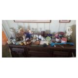 Bookends, Copper Pot, Frankoma (broken)& More