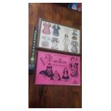 Framed Paperdoll, The Cloth Doll Book