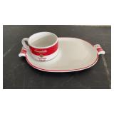 Campbell soup plater and bowl