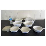 Corning Ware casserole dishes w lids