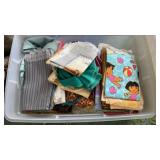 Tote full of quilt material