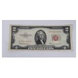 1953C United States Red Seal $2 Note