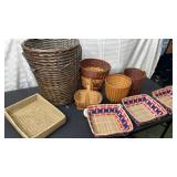 Wicker Laundry Basket, Waste , serving baskets