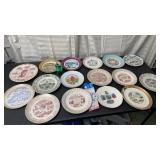 State plates, some gold trim