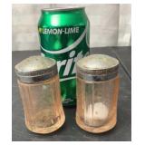 Pink Depression Glass S&P Shakers