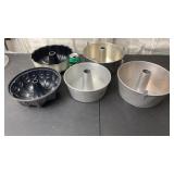 Angle food , Bundt, jello mold pans