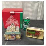 Home Towne Depot , Train Ornament in boxes