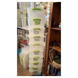 Sterlite 15 qt plastic totes