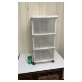 3 tier on wheels storage container
