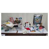 Tote Full Of Needle Point & Thread